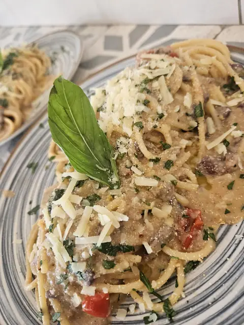 Piatto di pasta della cucina di Dal Siciliano